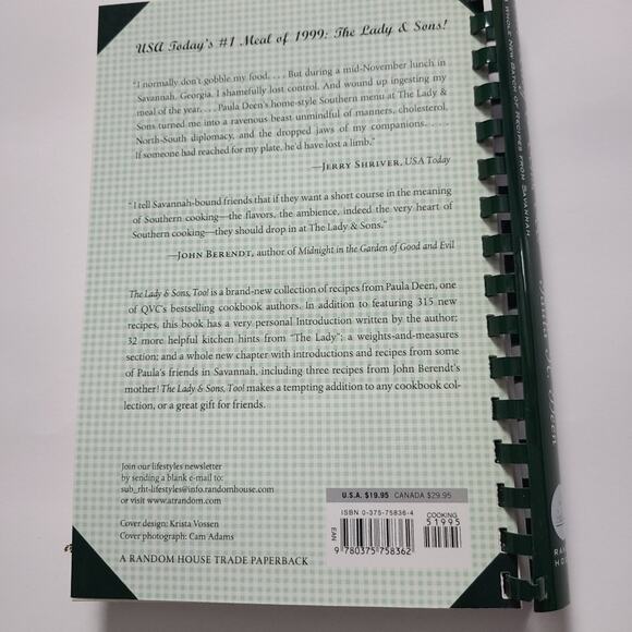 Lady and Sons Too Cookbook A Whole New Batch Of Recipes from Savannah Gift - Picture 2 of 4